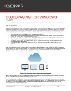 Numecent Cloudpaging for Windows White Paper thumbnail