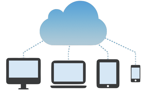 Figure 1 – The Cloud in its Infancy – Clients External to the Cloud