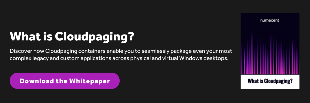 What is Cloudpaging whitepaper