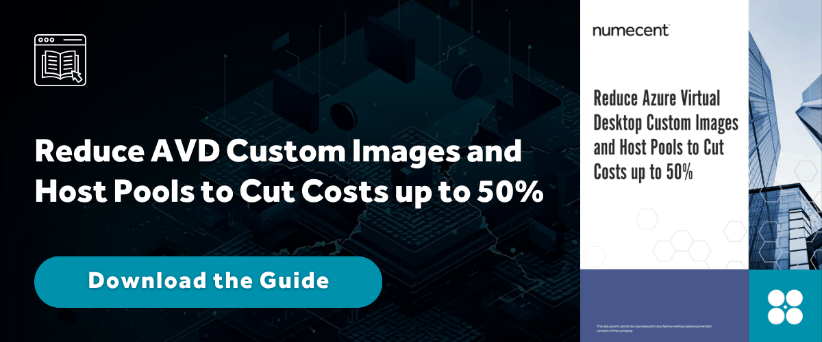 Reduce AVD Custom Images and Host Pools Blog Graphic Callout