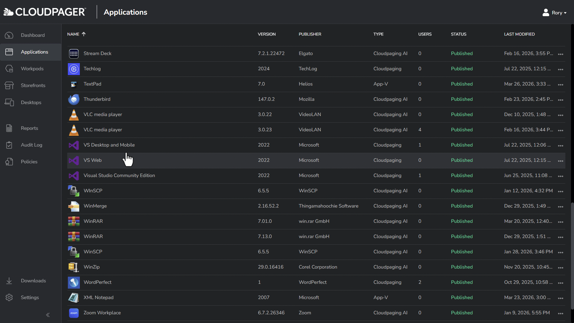 Storefront Dependencies