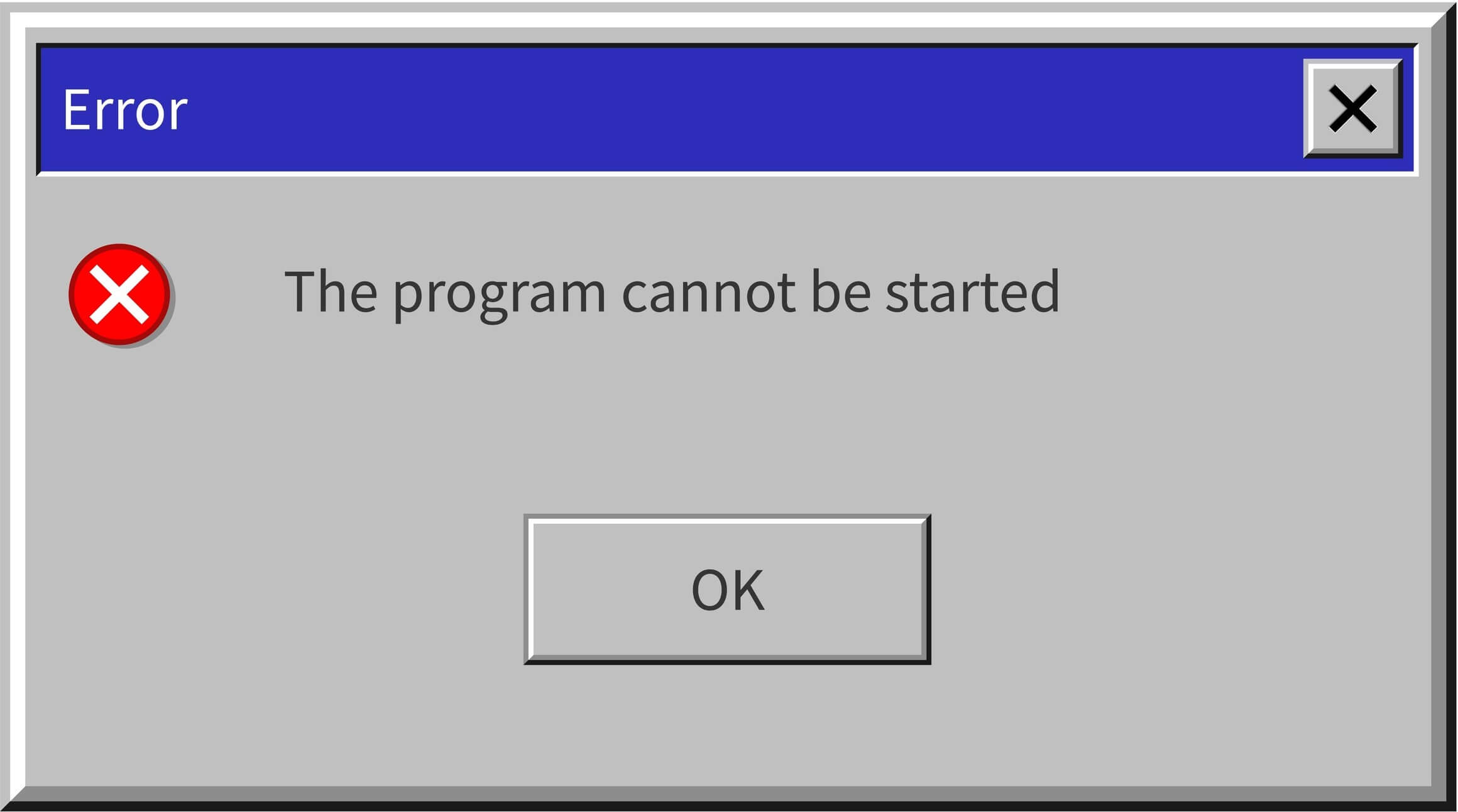 Windows XP Error Message Windows XP error message